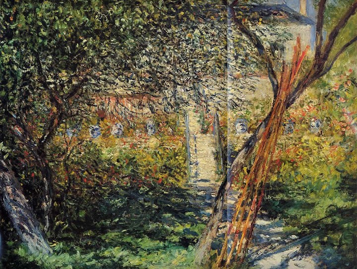 Claude Monet Monet's Garden at Vetheuil